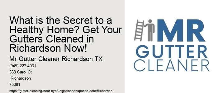 What is the Secret to a Healthy Home? Get Your Gutters Cleaned in Richardson Now!