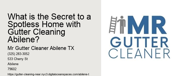 What is the Secret to a Spotless Home with Gutter Cleaning Abilene?
