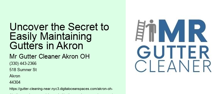 Uncover the Secret to Easily Maintaining Gutters in Akron
