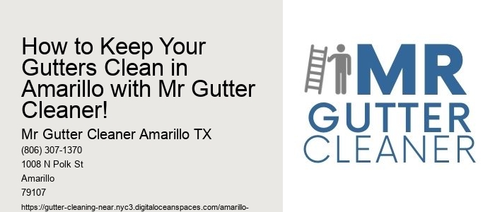 How to Keep Your Gutters Clean in Amarillo with Mr Gutter Cleaner! 