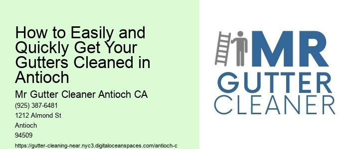 How to Easily and Quickly Get Your Gutters Cleaned in Antioch 