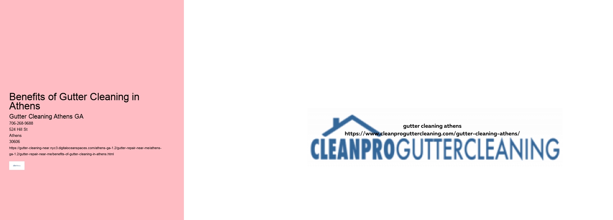 Benefits of Gutter Cleaning in Athens