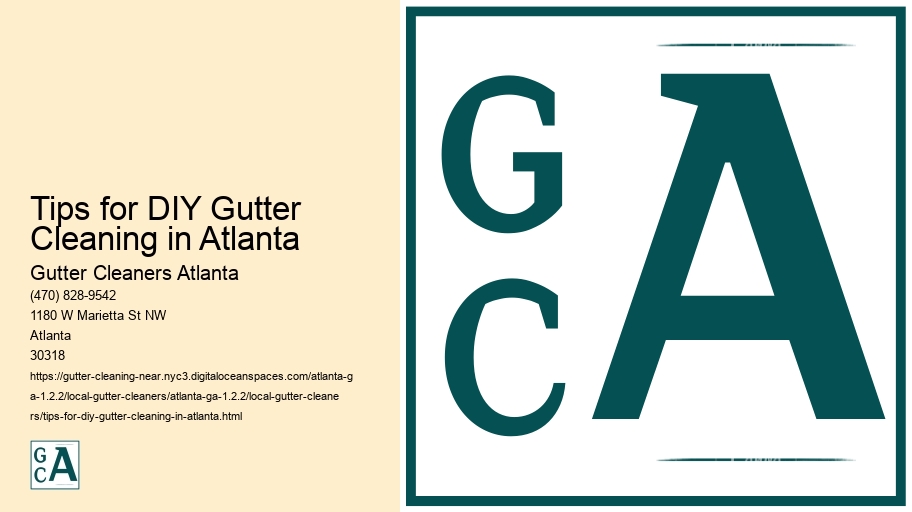 Tips for DIY Gutter Cleaning in Atlanta 