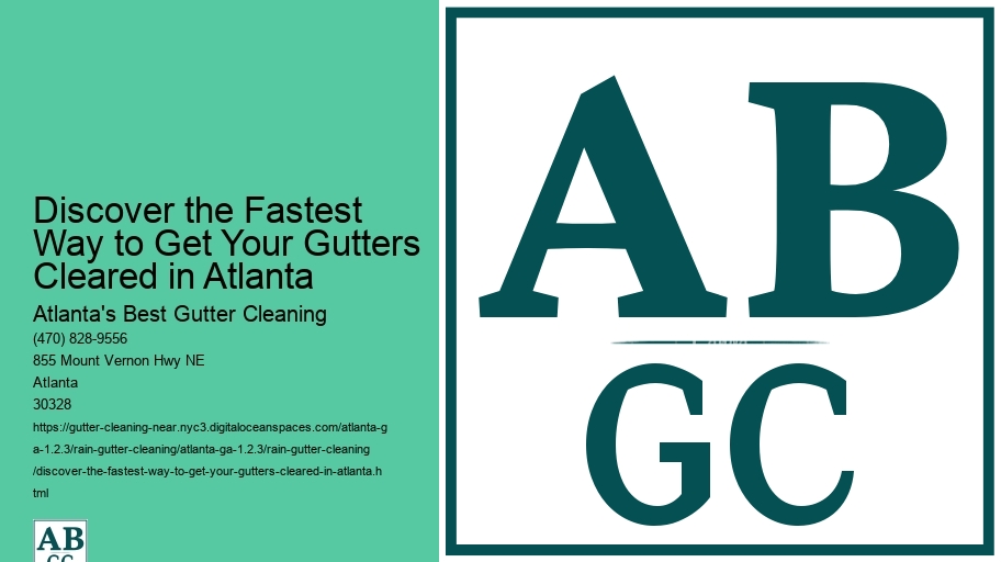 Discover the Fastest Way to Get Your Gutters Cleared in Atlanta 