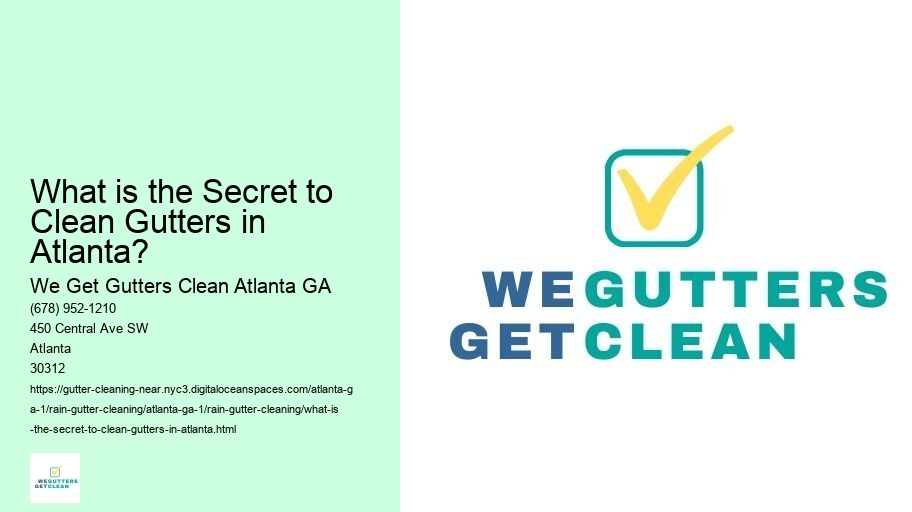 What is the Secret to Clean Gutters in Atlanta? 