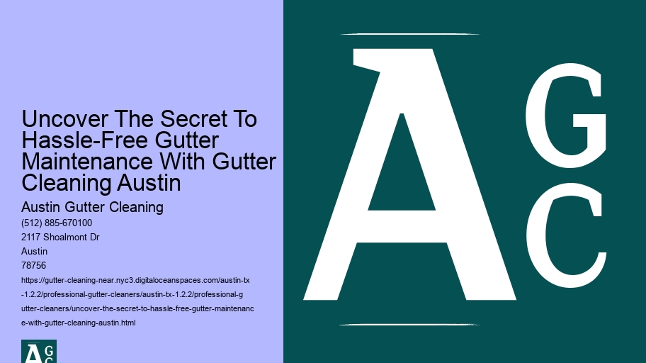 Uncover The Secret To Hassle-Free Gutter Maintenance With Gutter Cleaning Austin 