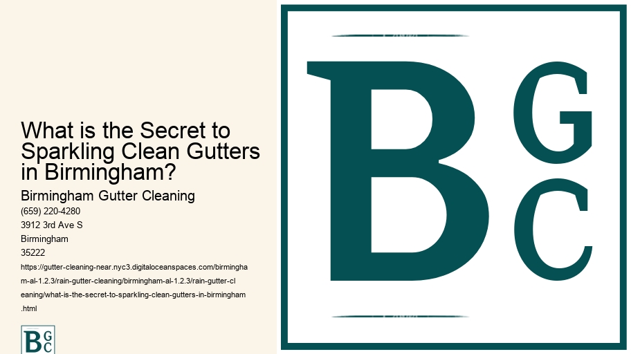 What is the Secret to Sparkling Clean Gutters in Birmingham? 