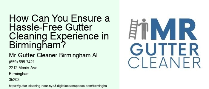 How Can You Ensure a Hassle-Free Gutter Cleaning Experience in Birmingham?