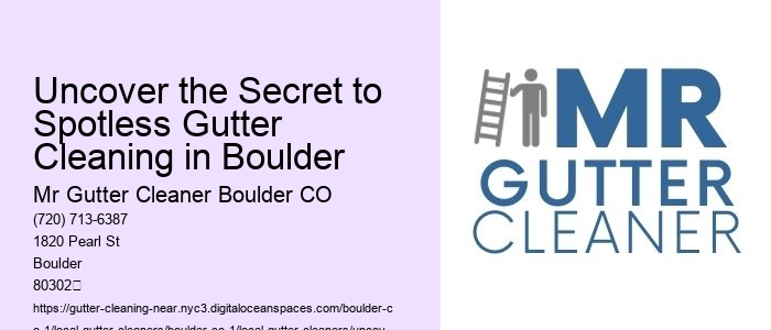 Uncover the Secret to Spotless Gutter Cleaning in Boulder