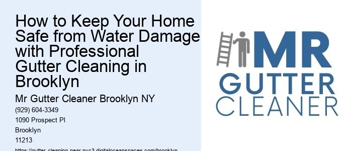 How to Keep Your Home Safe from Water Damage with Professional Gutter Cleaning in Brooklyn