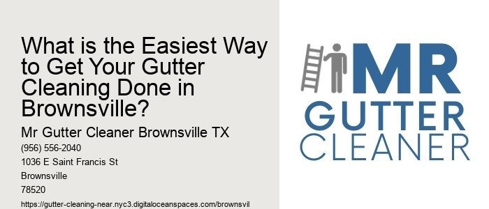 What is the Easiest Way to Get Your Gutter Cleaning Done in Brownsville? 