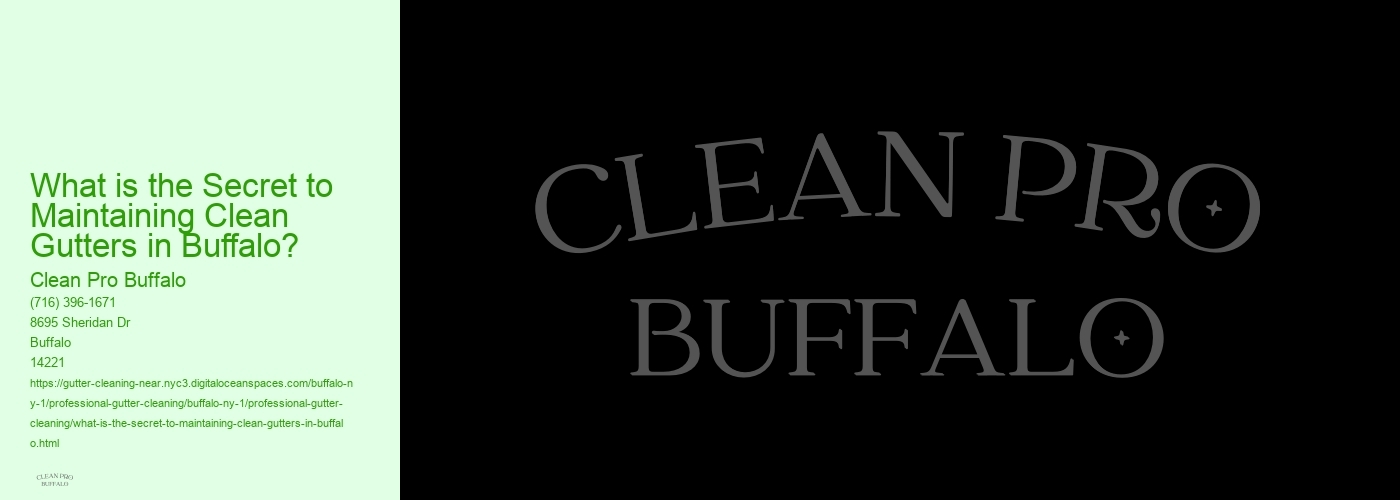 What is the Secret to Maintaining Clean Gutters in Buffalo? 