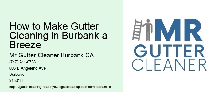 How to Make Gutter Cleaning in Burbank a Breeze 
