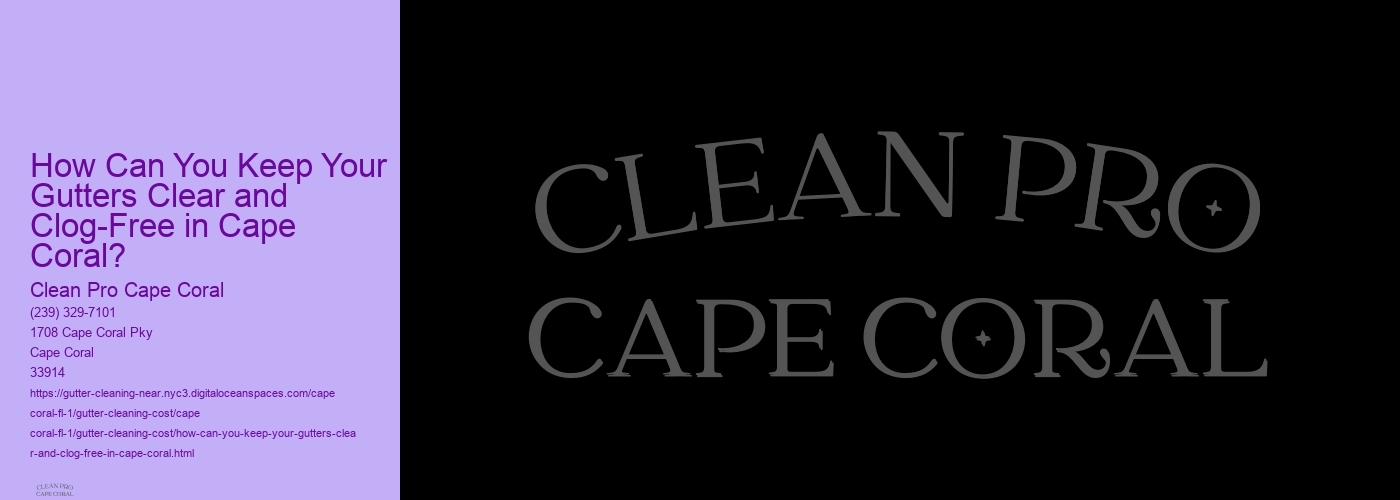 How Can You Keep Your Gutters Clear and Clog-Free in Cape Coral?