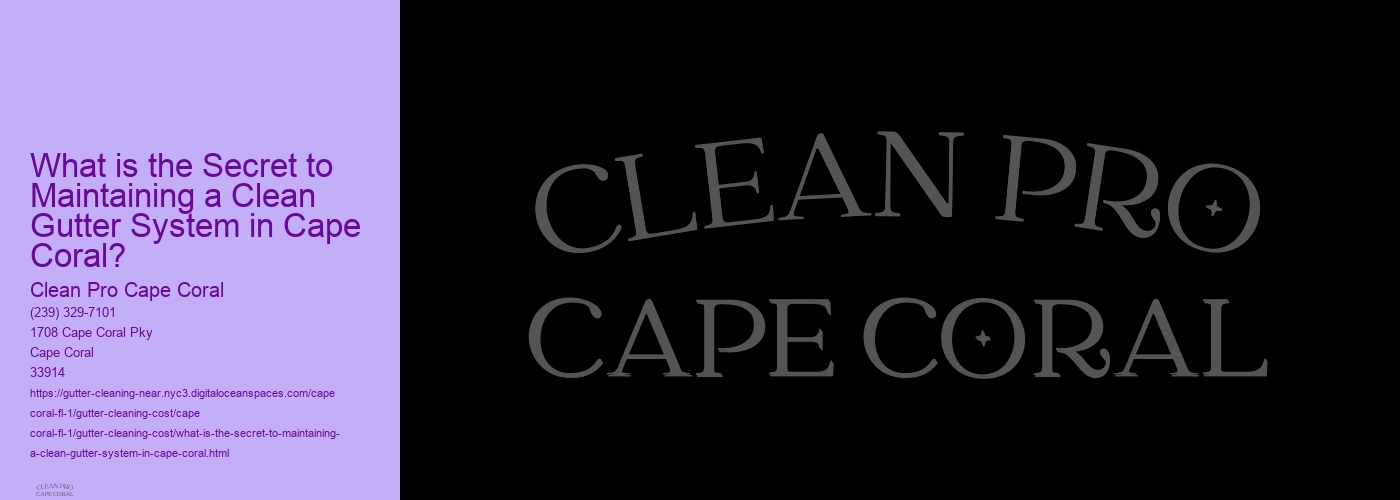 What is the Secret to Maintaining a Clean Gutter System in Cape Coral? 