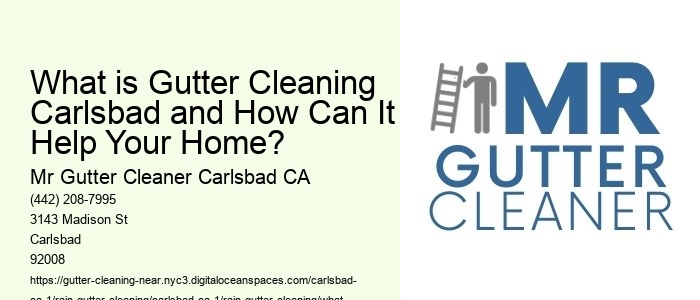 What is Gutter Cleaning Carlsbad and How Can It Help Your Home? 