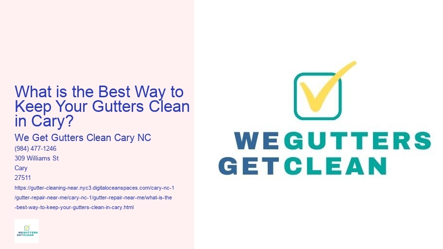 What is the Best Way to Keep Your Gutters Clean in Cary?