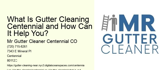 What Is Gutter Cleaning Centennial and How Can It Help You? 
