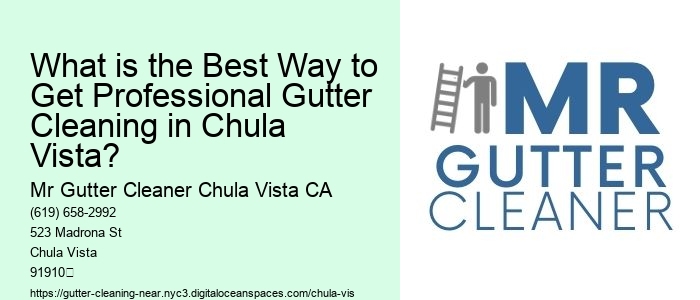 What is the Best Way to Get Professional Gutter Cleaning in Chula Vista?