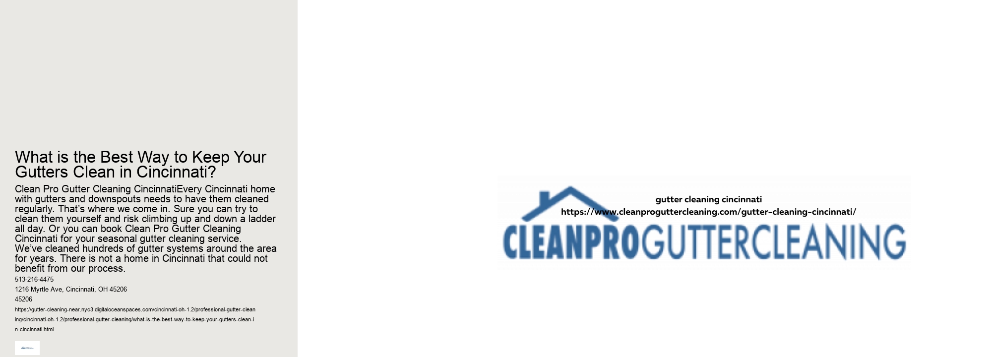 What is the Best Way to Keep Your Gutters Clean in Cincinnati?