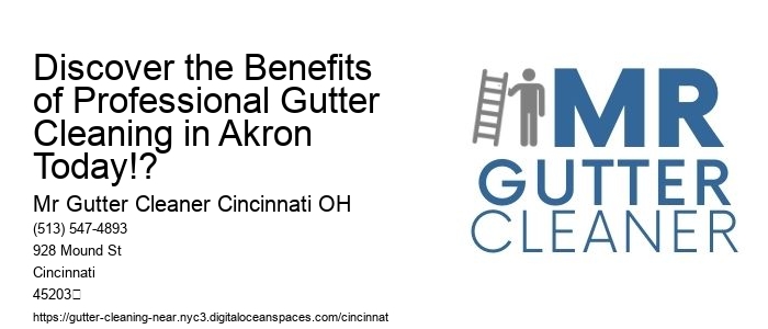 Discover the Benefits of Professional Gutter Cleaning in Akron Today!?