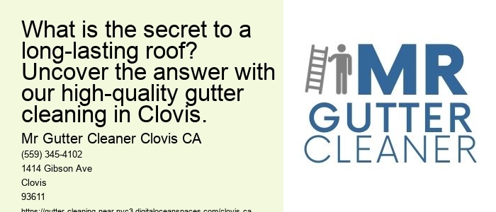 What is the secret to a long-lasting roof? Uncover the answer with our high-quality gutter cleaning in Clovis.