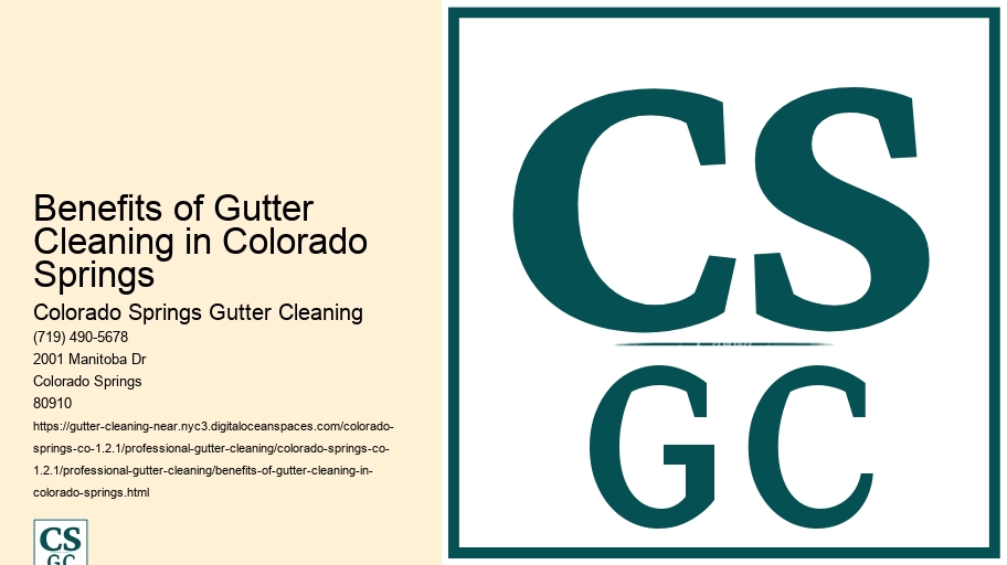 Benefits of Gutter Cleaning in Colorado Springs 