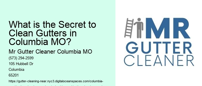 What is the Secret to Clean Gutters in Columbia MO?