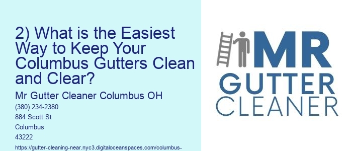 2) What is the Easiest Way to Keep Your Columbus Gutters Clean and Clear?