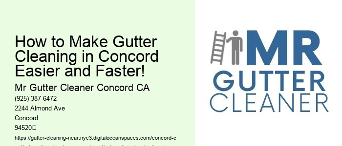 How to Make Gutter Cleaning in Concord Easier and Faster! 
