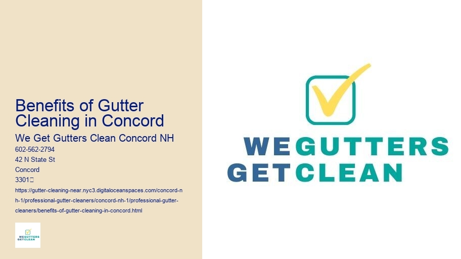 Benefits of Gutter Cleaning in Concord 