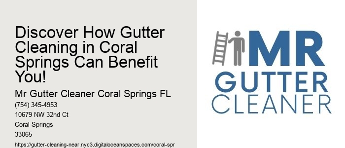 Discover How Gutter Cleaning in Coral Springs Can Benefit You!