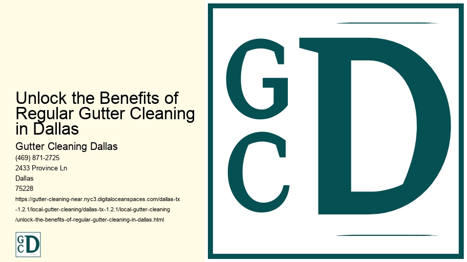 Unlock the Benefits of Regular Gutter Cleaning in Dallas