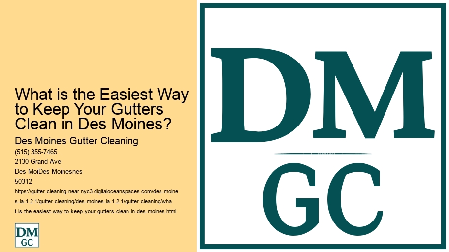 What is the Easiest Way to Keep Your Gutters Clean in Des Moines? 