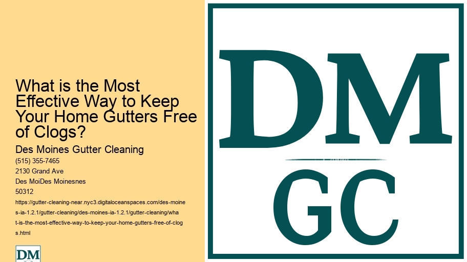 What is the Most Effective Way to Keep Your Home Gutters Free of Clogs? 