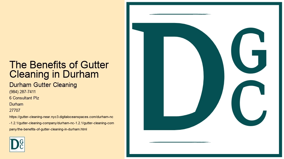 The Benefits of Gutter Cleaning in Durham 