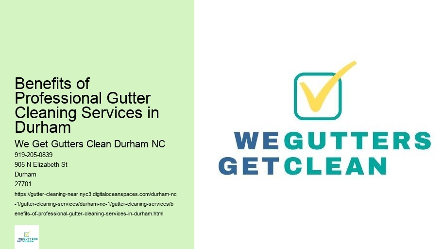 Benefits of Professional Gutter Cleaning Services in Durham 