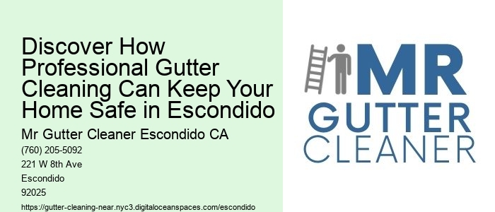 Discover How Professional Gutter Cleaning Can Keep Your Home Safe in Escondido