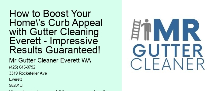 How to Boost Your Home's Curb Appeal with Gutter Cleaning Everett - Impressive Results Guaranteed!