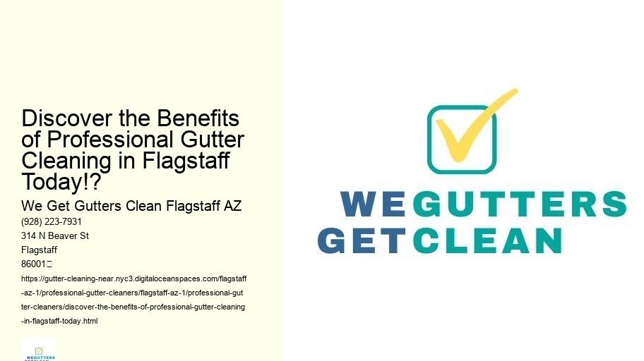 Discover the Benefits of Professional Gutter Cleaning in Flagstaff Today!?