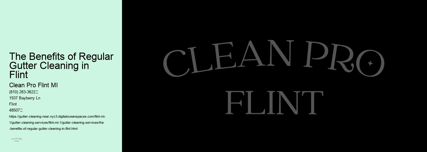 The Benefits of Regular Gutter Cleaning in Flint 