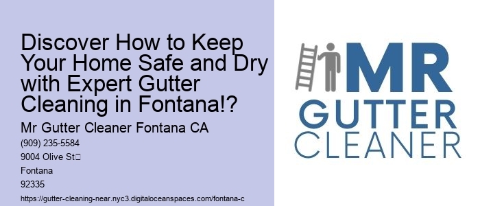 Discover How to Keep Your Home Safe and Dry with Expert Gutter Cleaning in Fontana!?