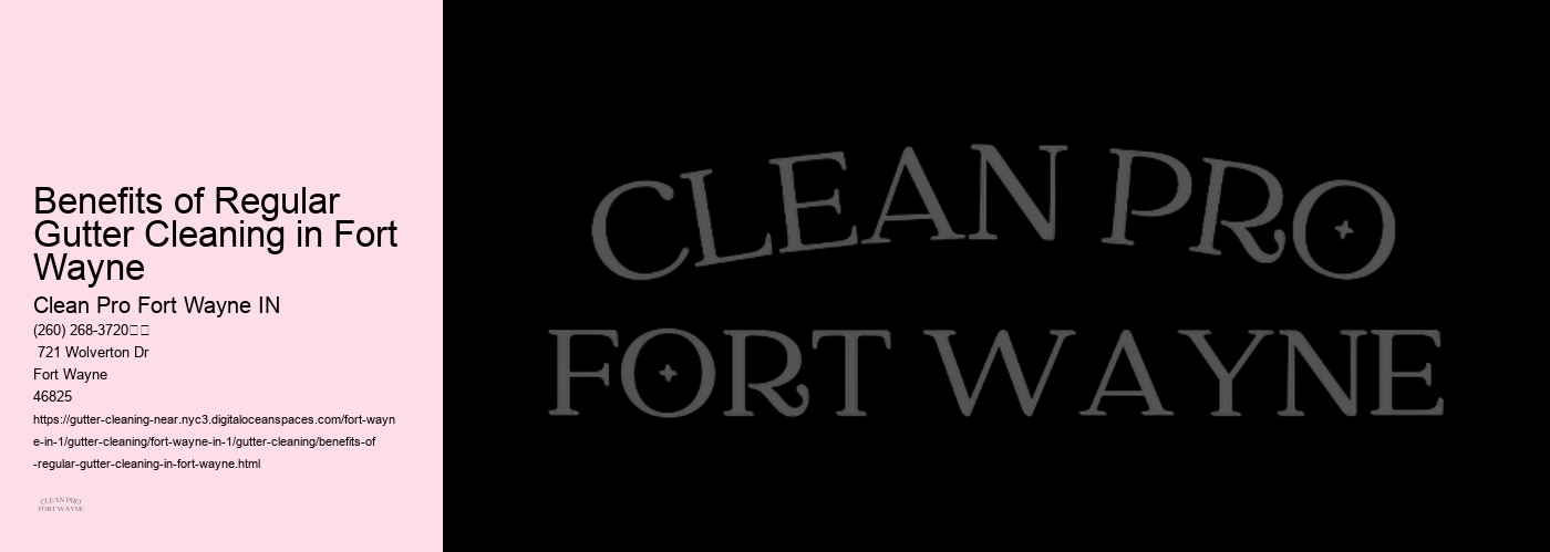 Benefits of Regular Gutter Cleaning in Fort Wayne 