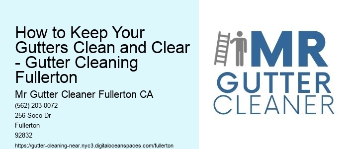 How to Keep Your Gutters Clean and Clear - Gutter Cleaning Fullerton 