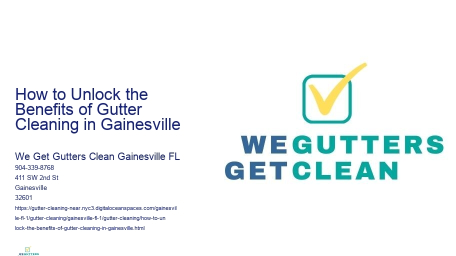 How to Unlock the Benefits of Gutter Cleaning in Gainesville 