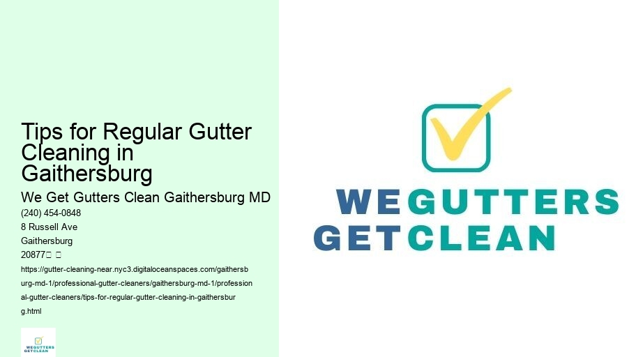 Tips for Regular Gutter Cleaning in Gaithersburg