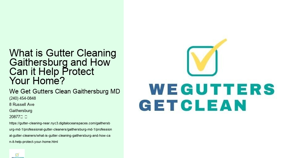 What is Gutter Cleaning Gaithersburg and How Can it Help Protect Your Home? 