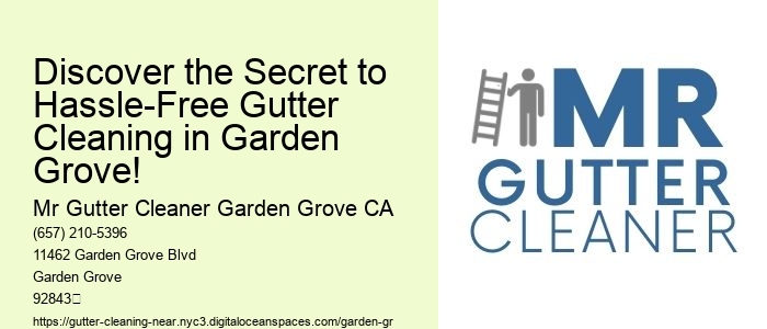 Discover the Secret to Hassle-Free Gutter Cleaning in Garden Grove!