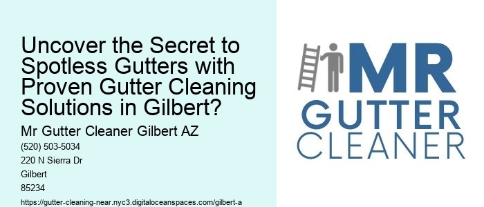 Uncover the Secret to Spotless Gutters with Proven Gutter Cleaning Solutions in Gilbert?