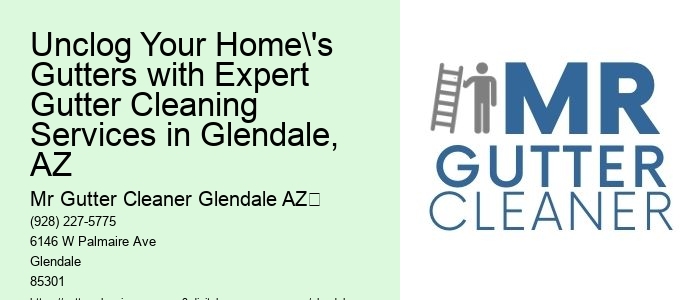 Unclog Your Home's Gutters with Expert Gutter Cleaning Services in Glendale, AZ